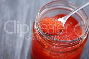 Red Caviar Jar