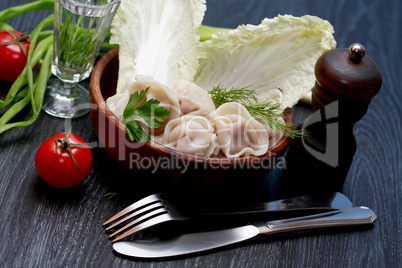Dish With Ravioli