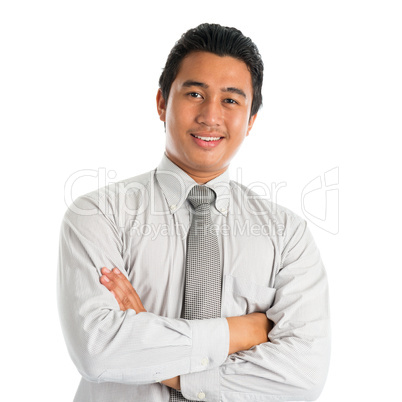 Asian male smiling