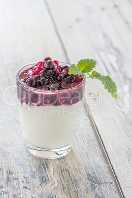 Yoghurt with red Berries