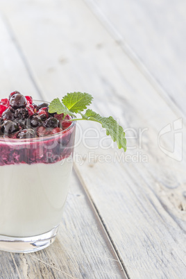 Yoghurt with red Berries