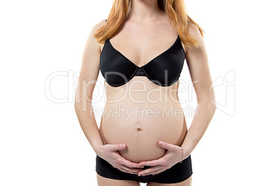 Pregnant womans body