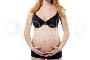 Pregnant womans body