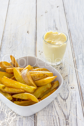 home made french fries