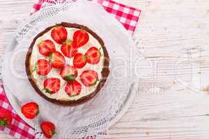 strawberry cheese cake