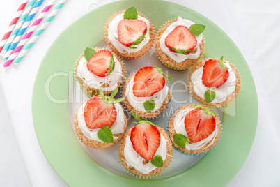 Strawberry muffins