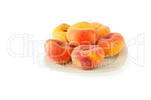 6 Flat peaches