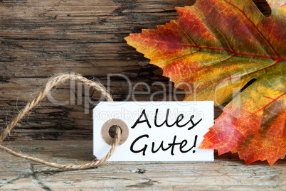 Alles Gute on Fall Label