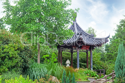 gazebo in the Chinese style