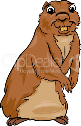 gopher animal cartoon illustration