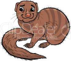 mongoose animal cartoon illustration