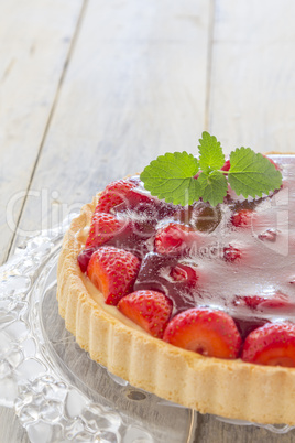 Homemade Strawberry Cake