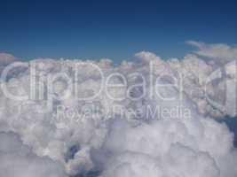 Clouds on Alps