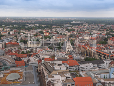 Leipzig aerial view