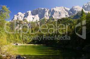 Eibsee, Bergsee, Traum, Idylle, blau, Grainau, azur, anblick, Wald, Ufer, baum, bayern, bergurlaub, Tourismus, Highlight, garmisch, gebirgssee, oberbayern, ruhe, see, stille, wanderurlaub, zugspitze, Tal, Talstation, wasser, Urlaub