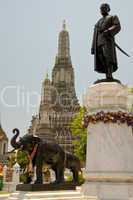 Elefant, Statue, Denkmal, Symbol, Thailand, Bangkok, buddhistisch, dickhaut, glaube, glauben, schwarz, religion, religiös, schrein, verehrung,  skulptur, wat, figur, heilig,