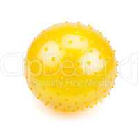 yellow ball isolated on white background
