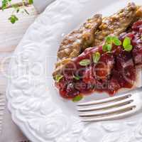 Liver with Cranberries