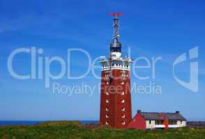 Leuchtturm von Helgoland in der Nordsee