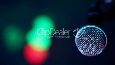 Microphone and concert lights