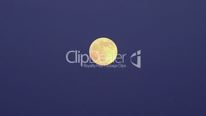 full moon on a clear sky