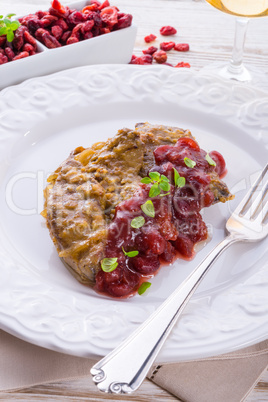 Liver with Cranberries