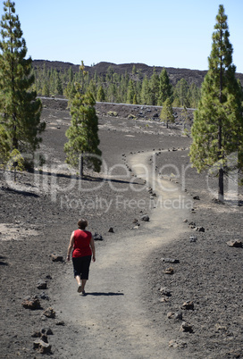 Wanderweg auf Teneriffa