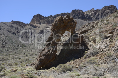 Felsentor im Teide-Nationalpark, Teneriffa