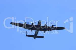 Avro Lancaster Bomber in flight