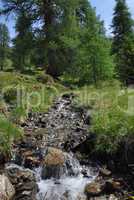 Bergbach bei Nauders, Tirol