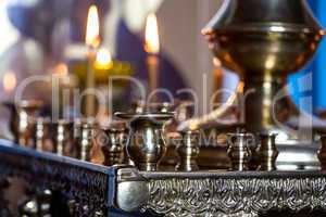 Candlesticks in church