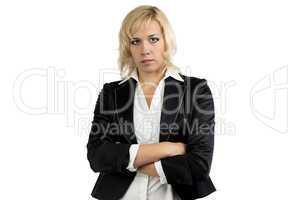 Businesswoman with arms crossed