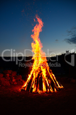 Feuer Lagerfeuer Nacht