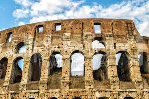 Rome. The Colosseum at dusk