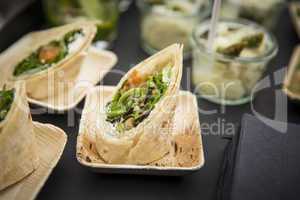 Wrap Catering gesundes Fast Food