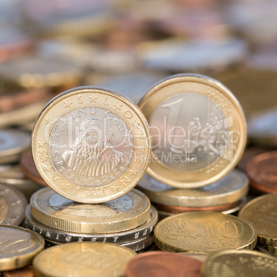 1 Euro Münze aus Slowenien