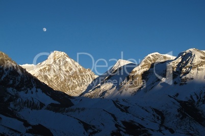 Evening in the Himalayas