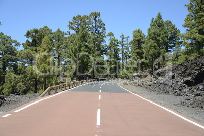 Straße auf Teneriffa