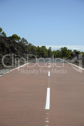 Straße auf Teneriffa