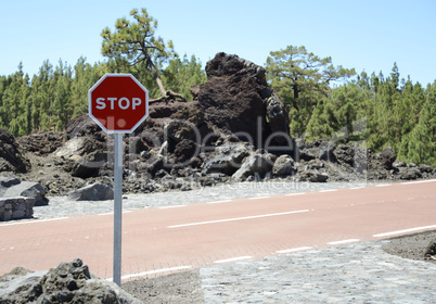 Straße auf Teneriffa