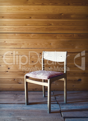 Chair in vintage interior