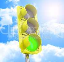 the traffic light