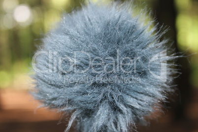Fur windscreen for the microphone