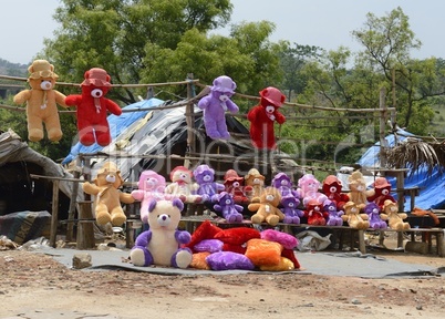 Strassenverkauf in Indien