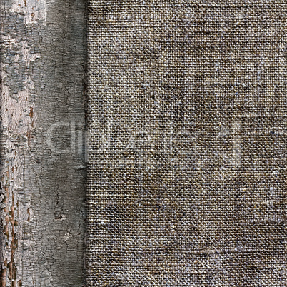 Background of old wood burlap limited