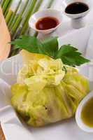 cabbage with rice bags