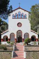 die Dorfkirche von Eleoussa auf Rhodos