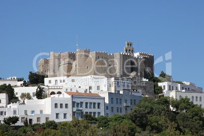 das Johanneskloster auf der Insel Patmos