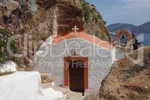 Felsenkirche auf der griechischen Insel Leros