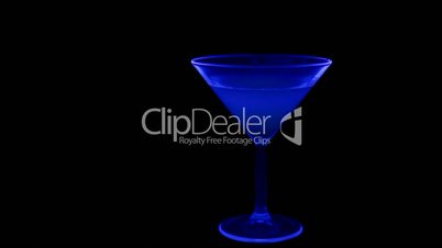 Cocktail under UV lights